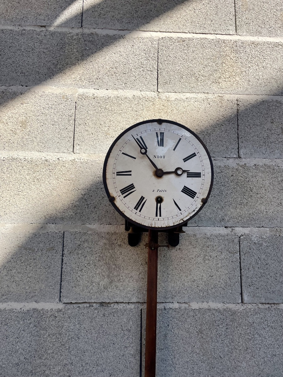 Mouvement D’horloge De Gare ,niot Paris. XIXem Siècle -photo-3