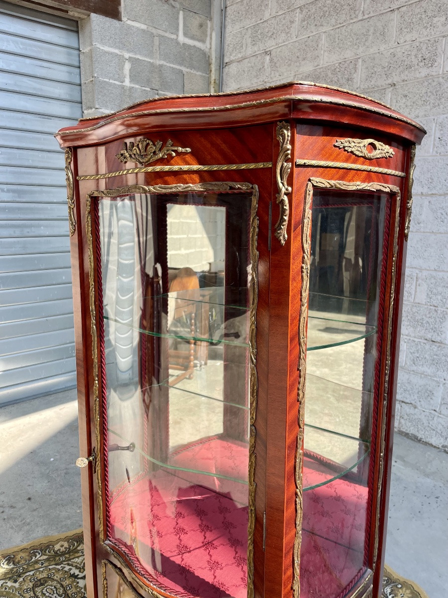Vitrine Argentier, Galbée D’époque, 1900-photo-4