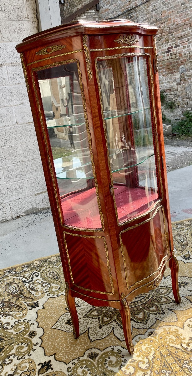 Vitrine Argentier, Galbée D’époque, 1900-photo-4