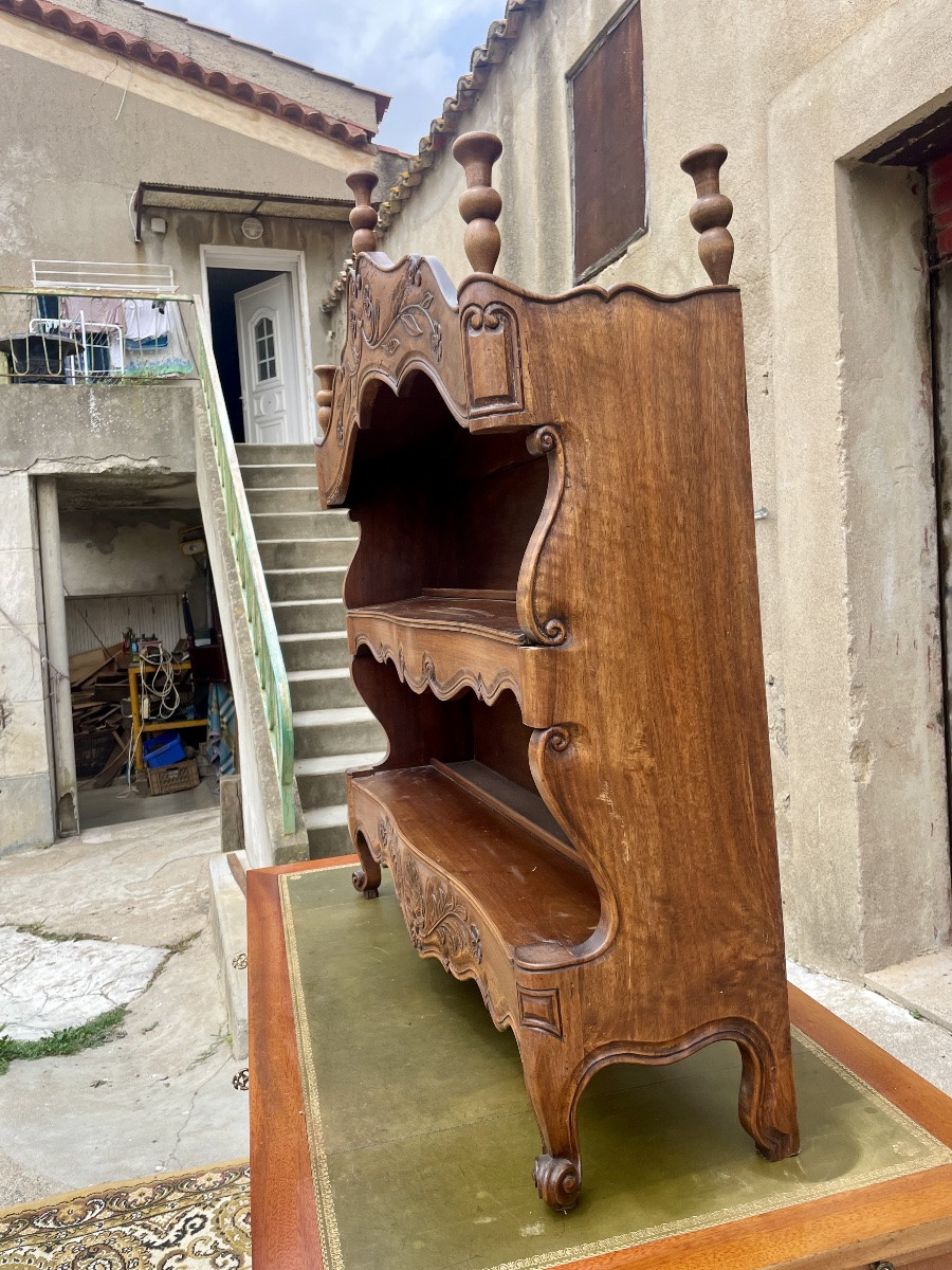 Estanier, Provençal Wall Shelf From The 1900s.-photo-3