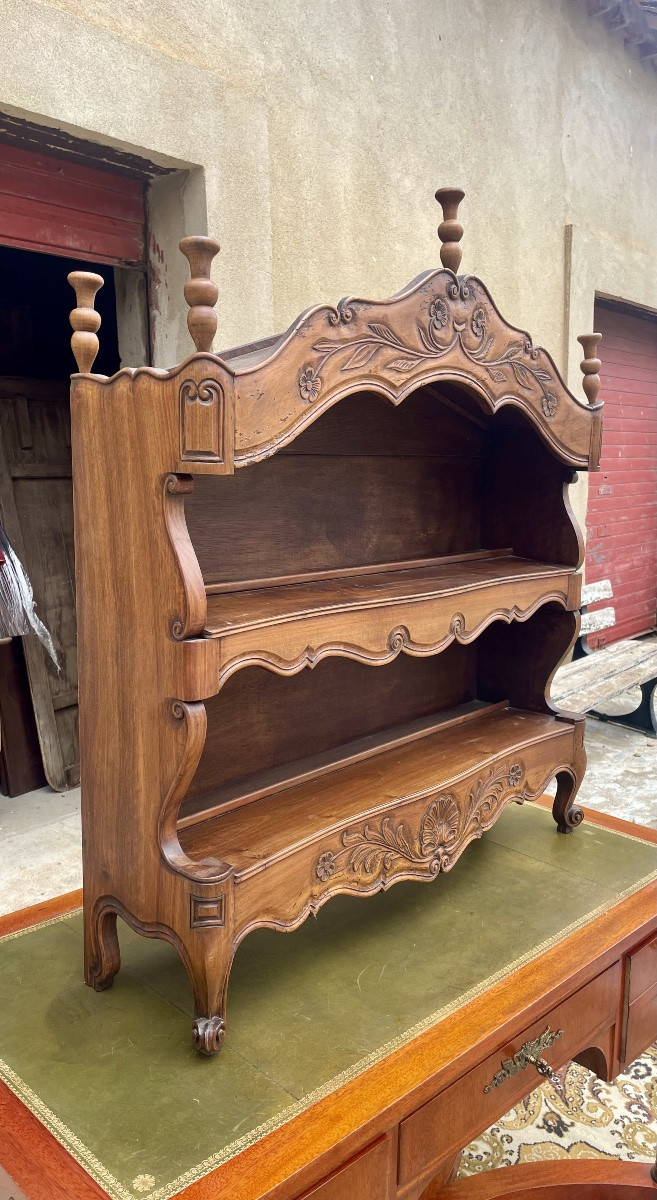 Estanier, Provençal Wall Shelf From The 1900s.-photo-1