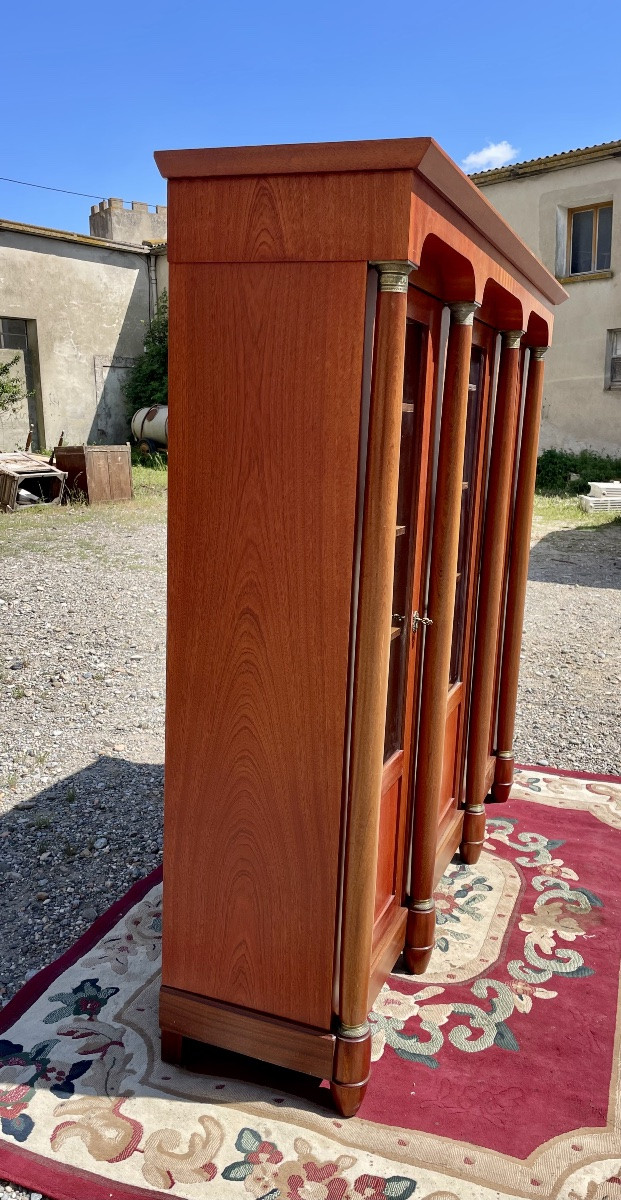 Empire Mahogany Bookcase, 1900s.-photo-6