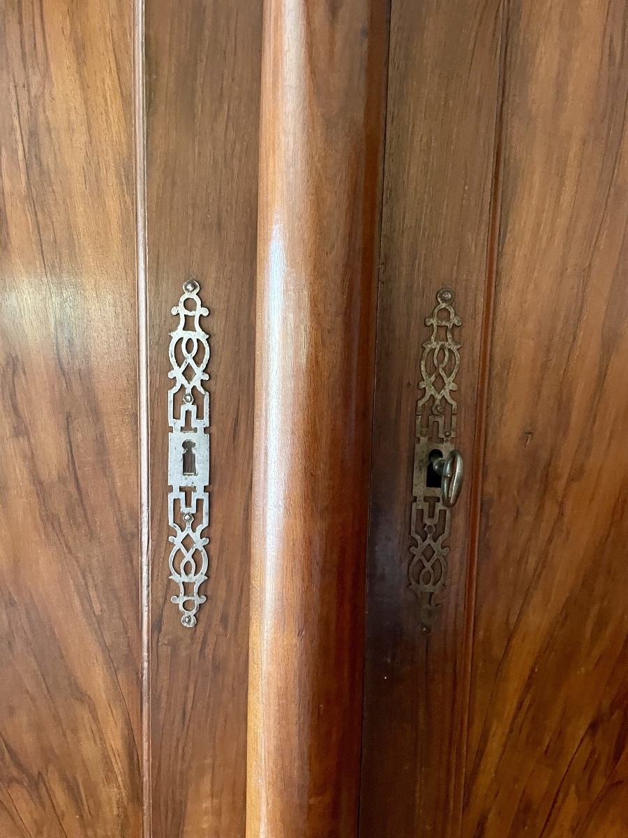Wardrobe, Empire Directory Chest Of Drawers In Walnut From The 18th Century -photo-5