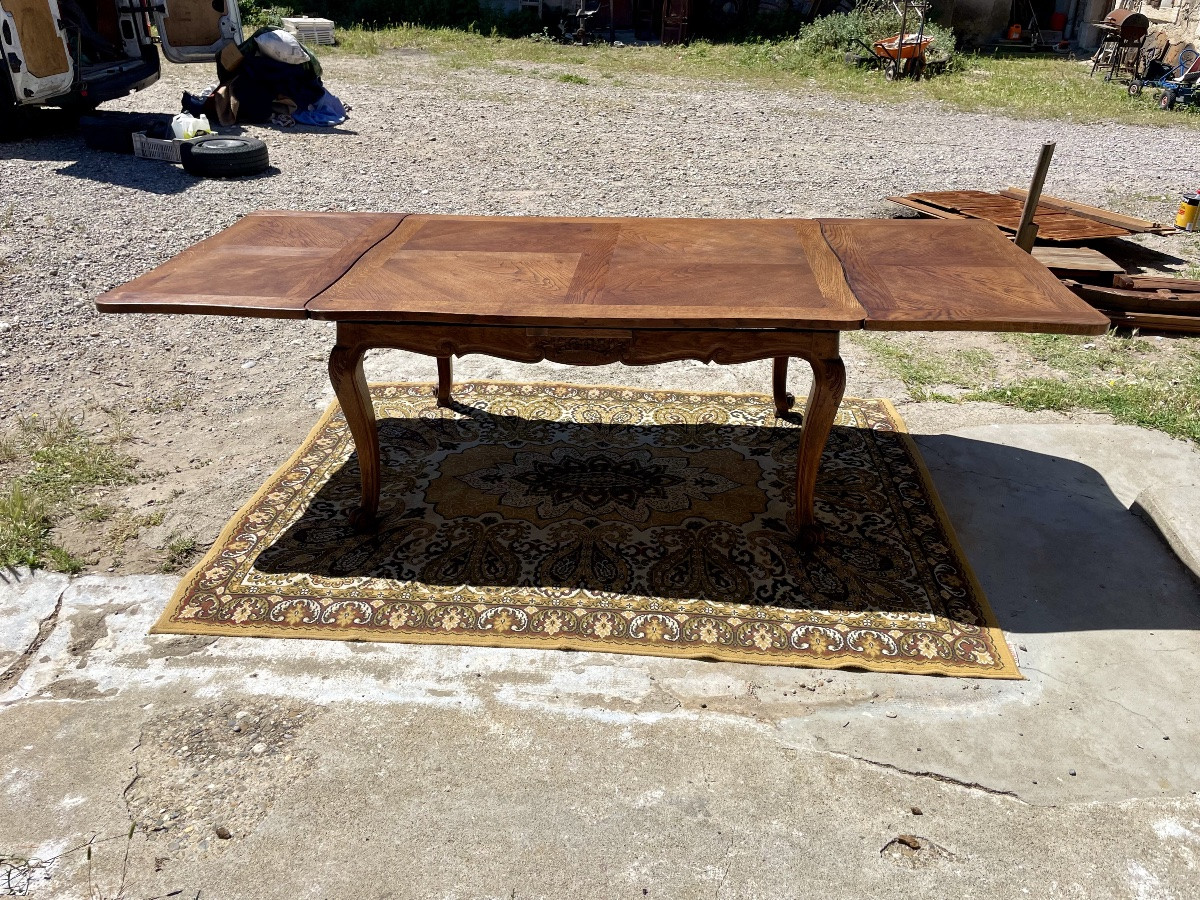 Table de salle à manger, provençale Louis XV, d’époque XIXE siècle -photo-2