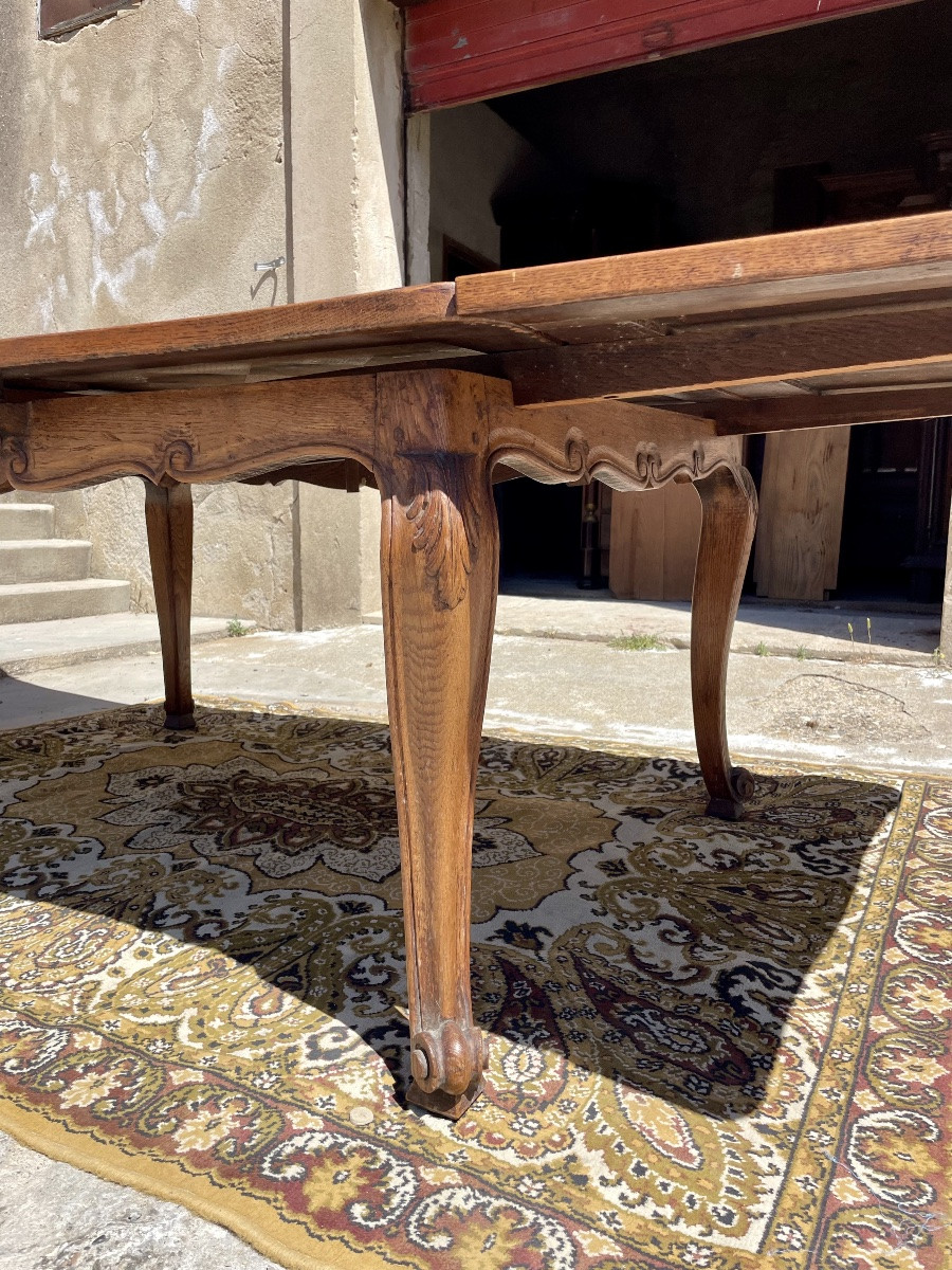 Table de salle à manger, provençale Louis XV, d’époque XIXE siècle -photo-5