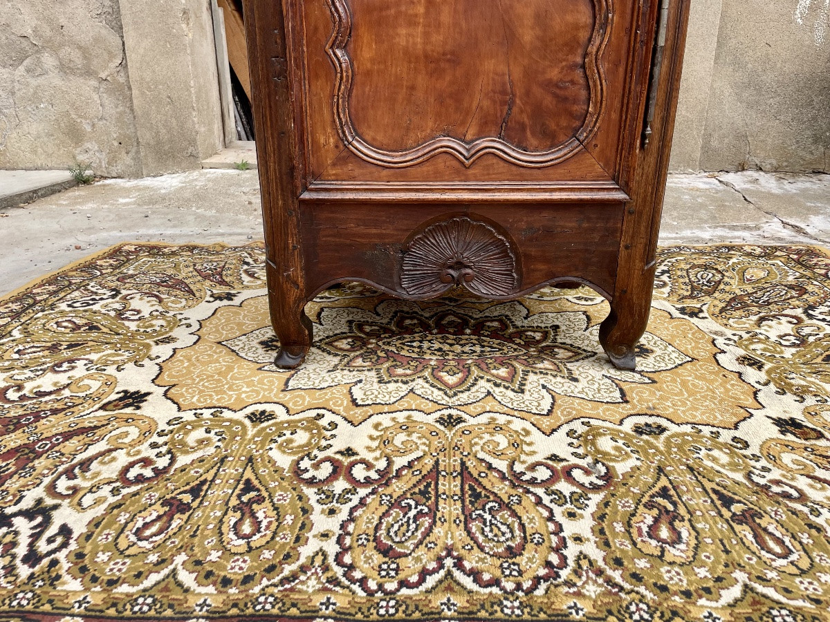 Louis XV Bonnetiere In Walnut From The 18th Century -photo-5