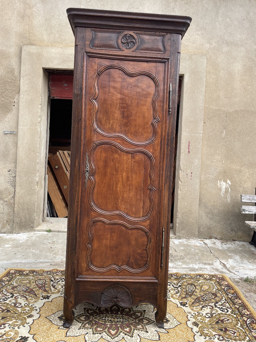 Louis XV Bonnetiere In Walnut From The 18th Century -photo-6