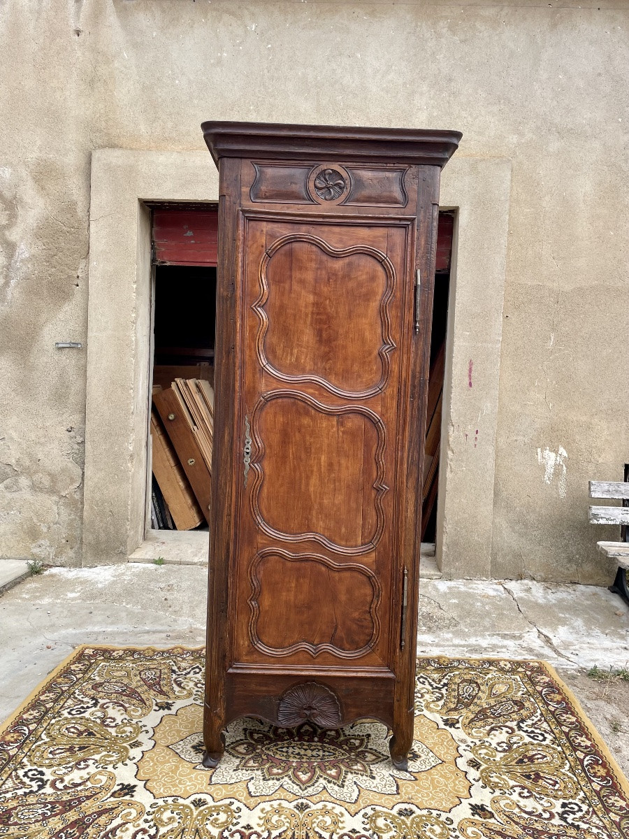 Louis XV Bonnetiere In Walnut From The 18th Century -photo-7