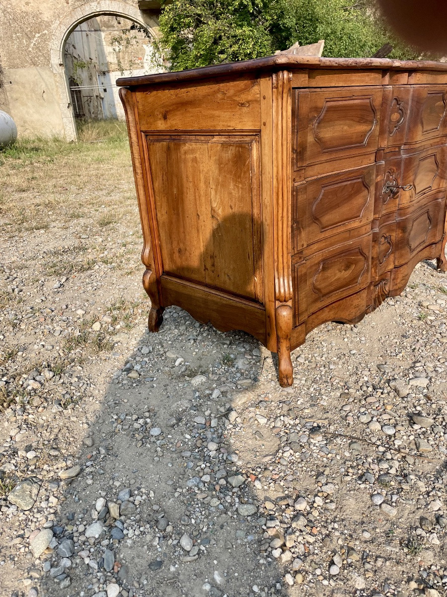 Commode, arbalète,,, trompe-l’œil, Louis, XV, provençale d’époque XVIIIem siècle -photo-3
