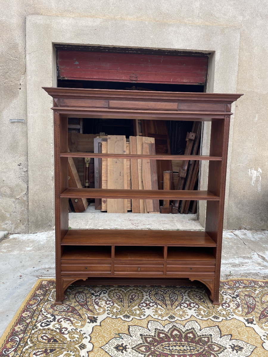 Bibliothèque,,,, Bibus, Napoléon, III, en acajou d époque XIXÉM siècle 