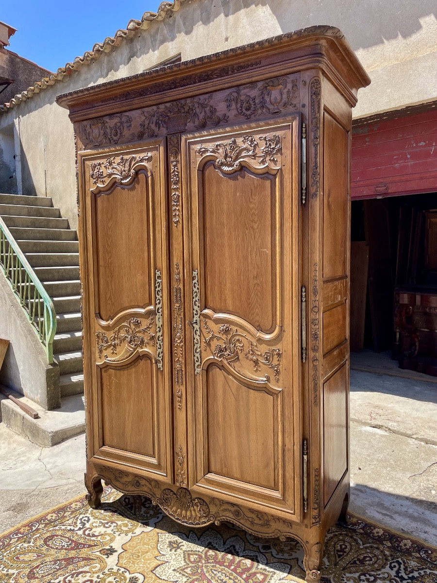 Armoire,,, normande, Louis XV de mariage d’époque XVIIIem siècle 