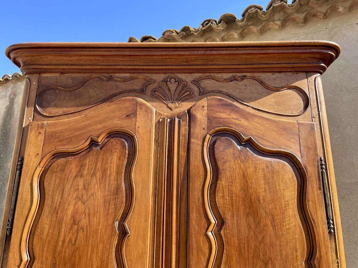 Armoire provençale Louis XV d époque XVIIIEM siècle -photo-2