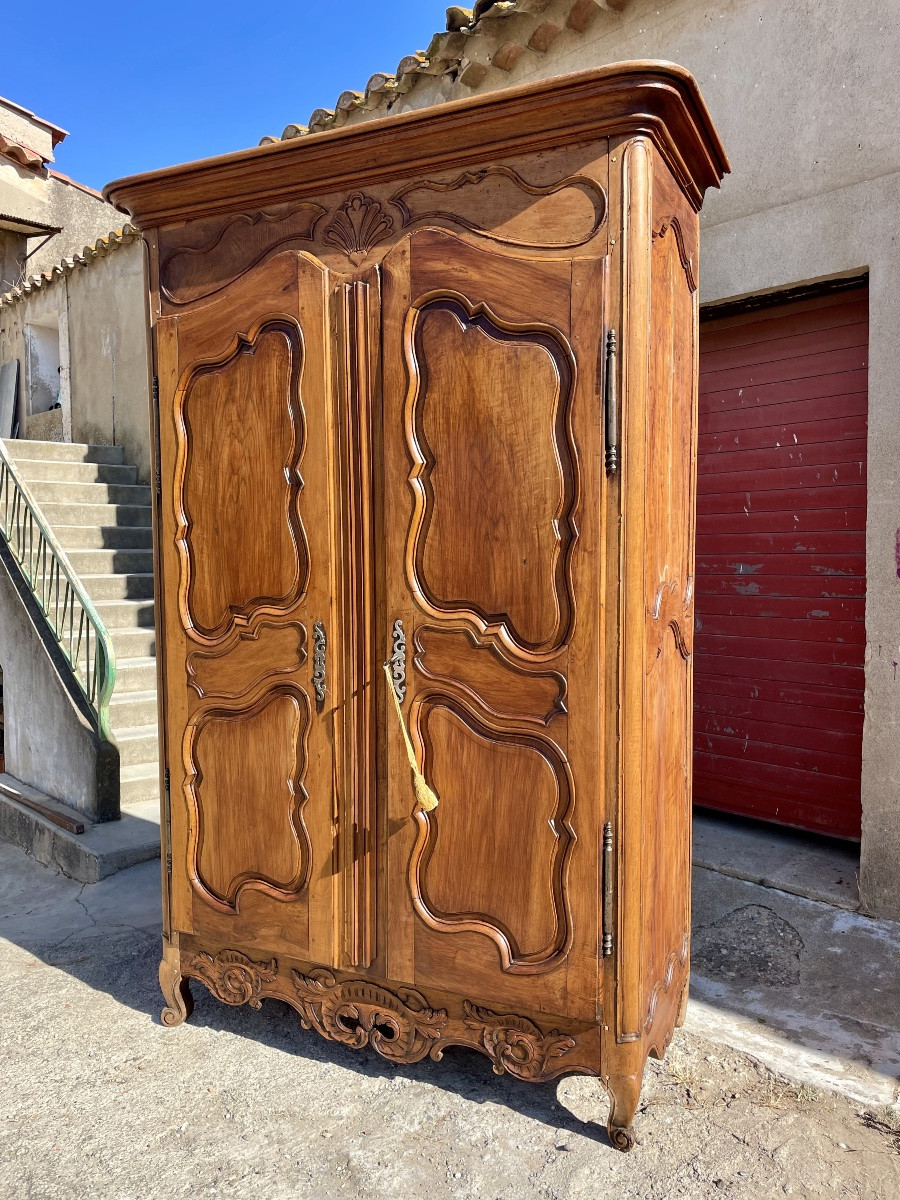 Armoire provençale Louis XV d époque XVIIIEM siècle -photo-7