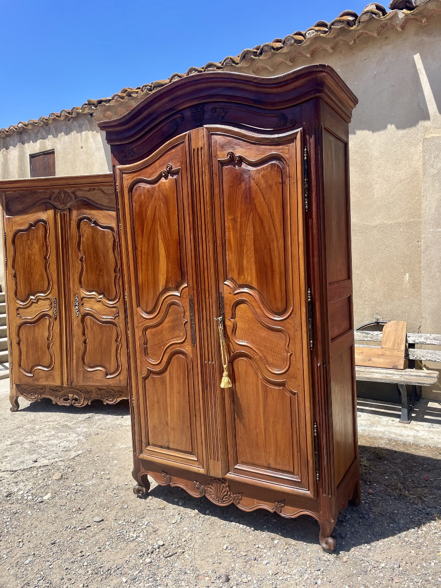 Louis XV Provençal Wardrobe From The 18th Century -photo-8
