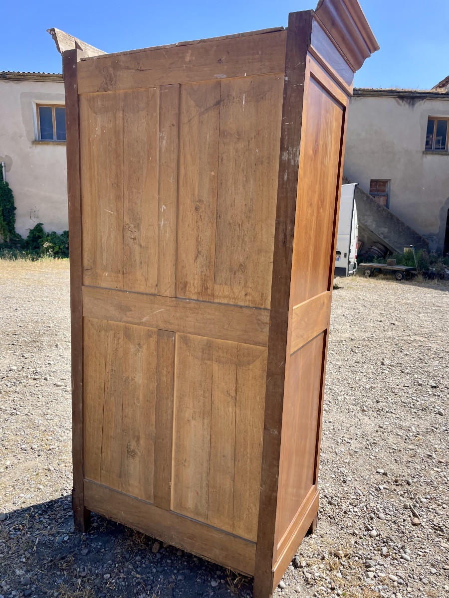 Bonnetiere restauration en merisier d époque XIXÉM siècle -photo-8