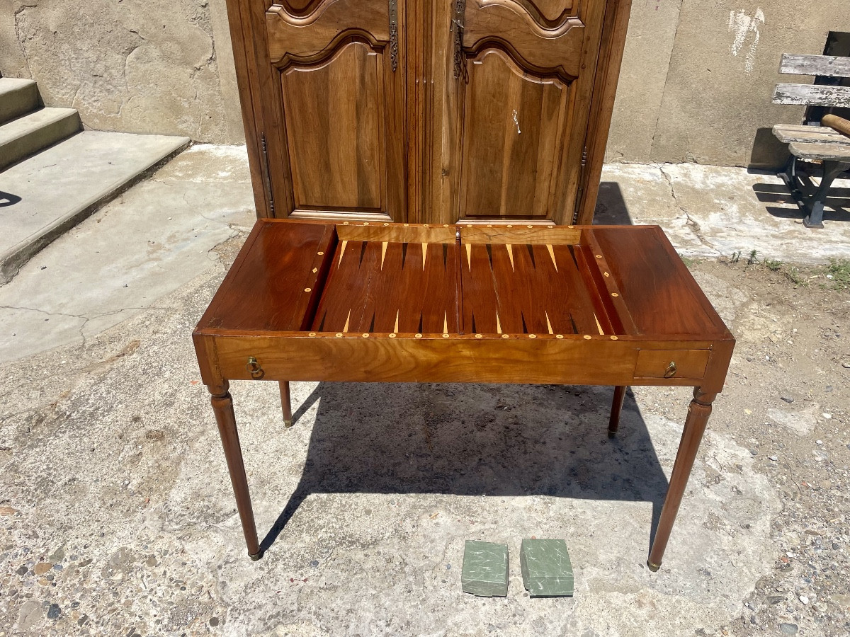 Games Table, Tric Trac, Period, Louis XVI, 18th Century 