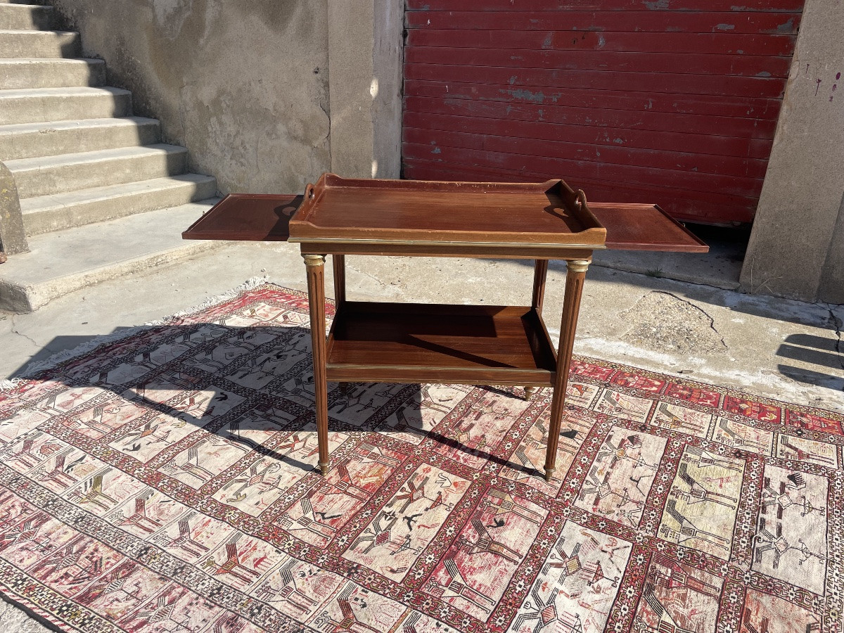 Louis XVI Mahogany Servant From The 1900s.-photo-2