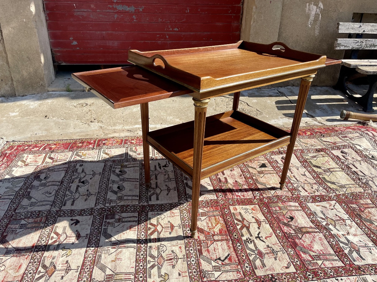 Louis XVI Mahogany Servant From The 1900s.-photo-4