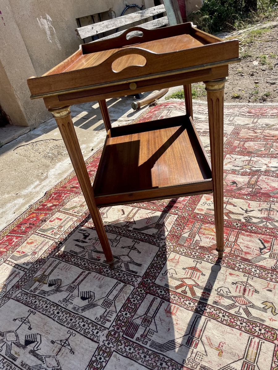 Louis XVI Mahogany Servant From The 1900s.-photo-7
