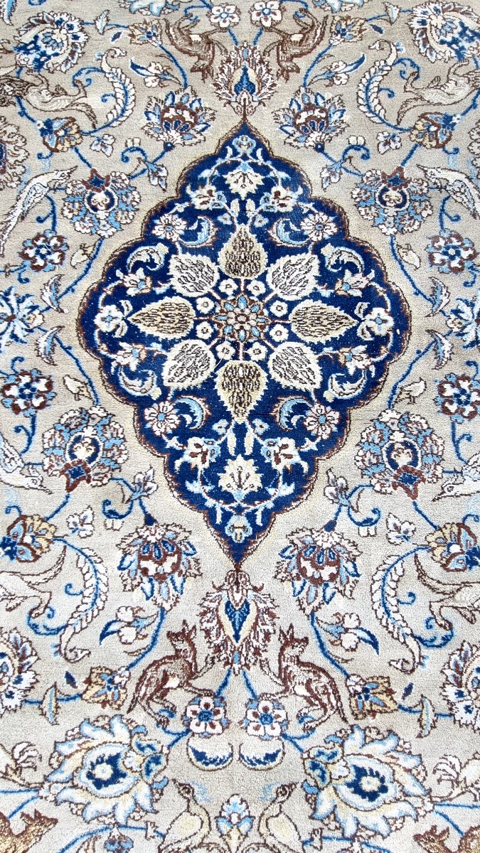 Dwarf Persian Rug In Wool And Cotton Circa 1970/1980-photo-4