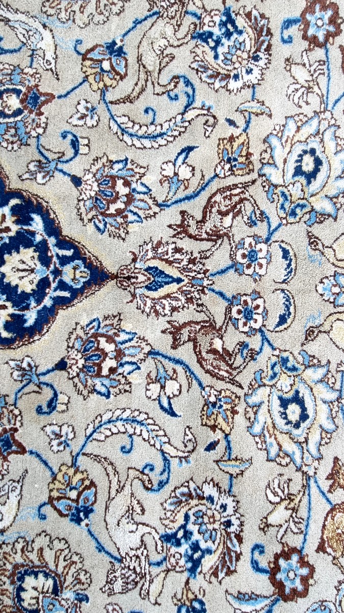 Dwarf Persian Rug In Wool And Cotton Circa 1970/1980-photo-3