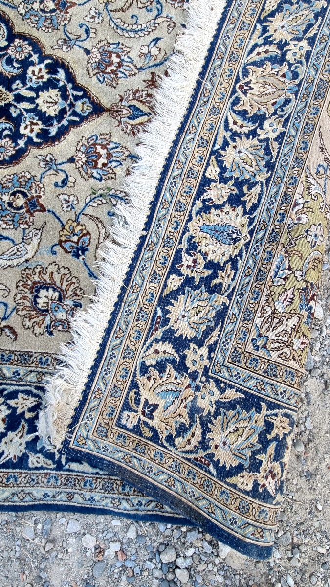 Dwarf Persian Rug In Wool And Cotton Circa 1970/1980-photo-4
