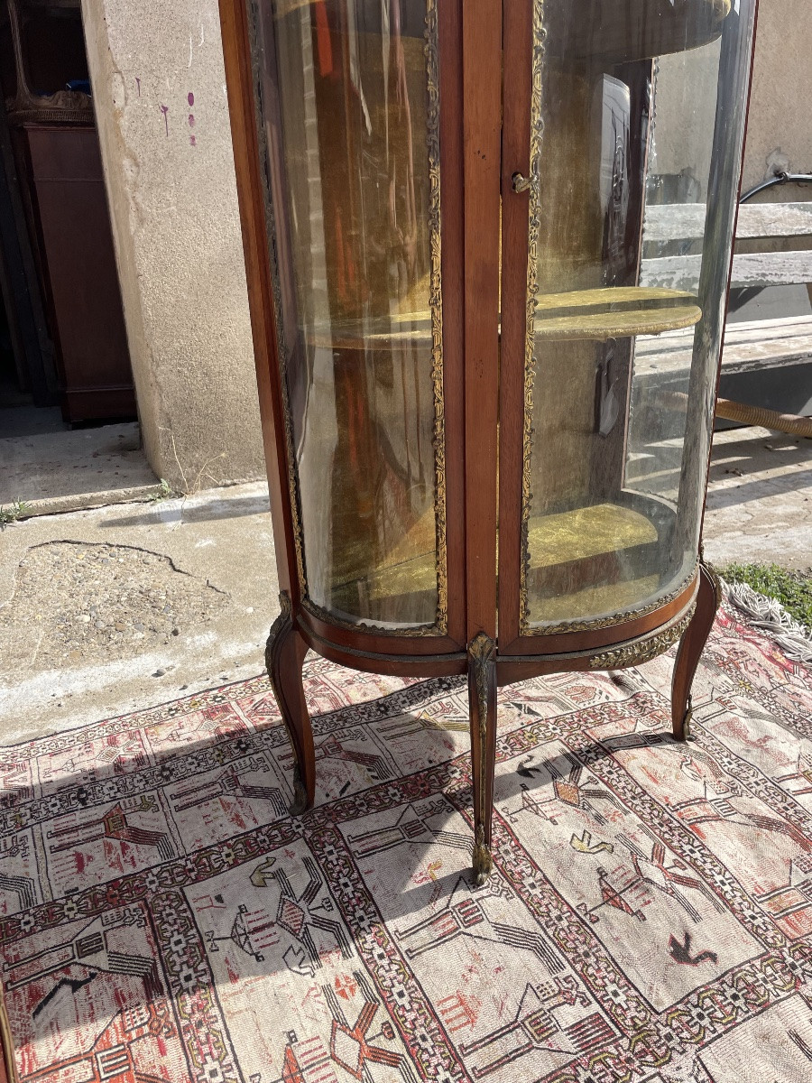 Louis XV Napoleon III Display Case, 19th Century -photo-3