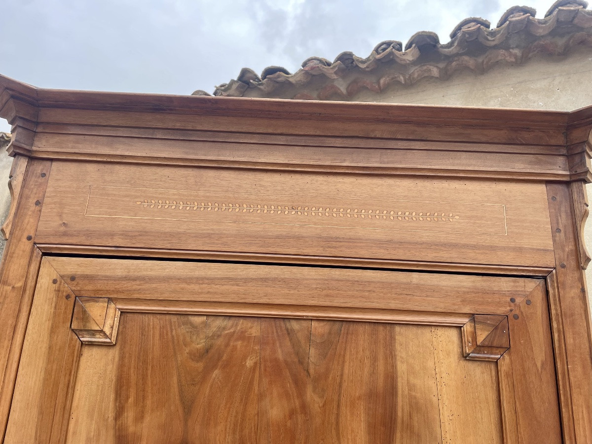 Bonnetiere , restauration en noyer , d’époque XIXE siècle -photo-4