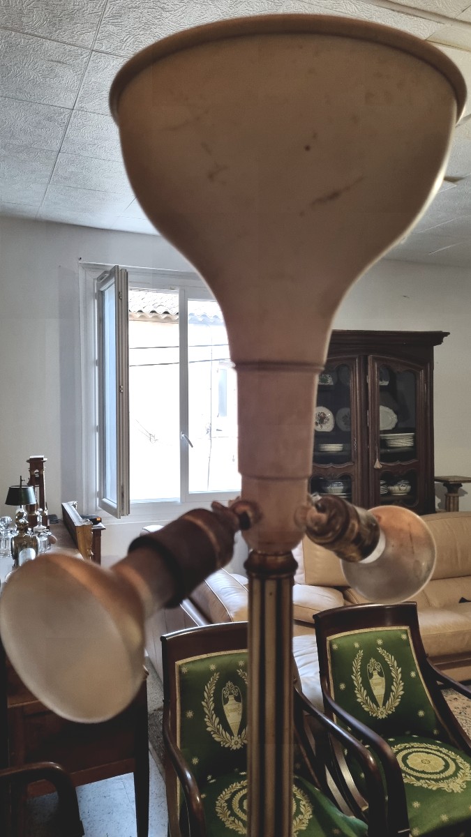 Italian Floor Lamp Stamped Ac – Made In Italy, Circa 1940/50-photo-1
