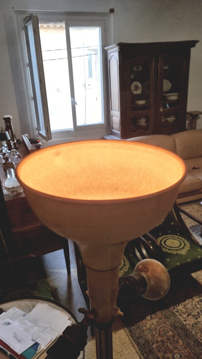 Italian Floor Lamp Stamped Ac – Made In Italy, Circa 1940/50-photo-2