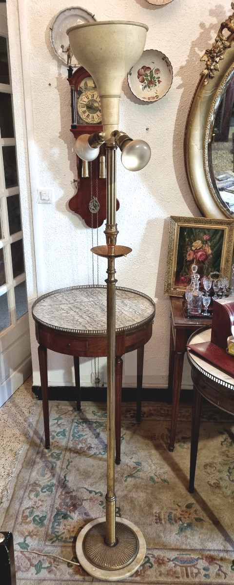 Italian Floor Lamp Stamped Ac – Made In Italy, Circa 1940/50