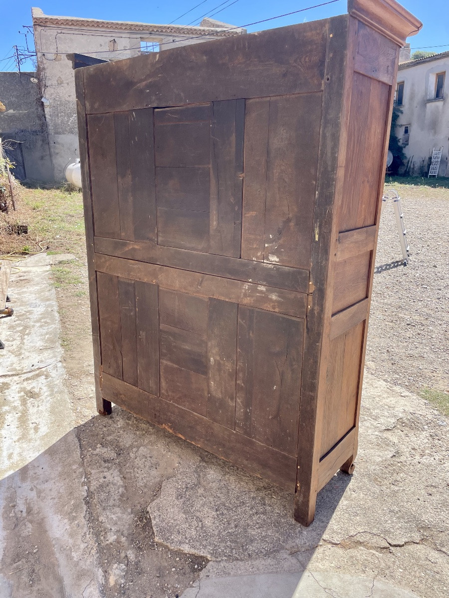 Louis XV Wardrobe In Blond Oak, 18th Century -photo-7
