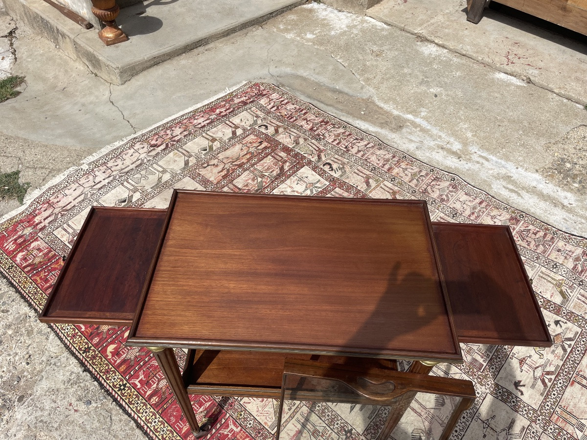 Servant, Louis XVI, In Mahogany, 19th Century -photo-3