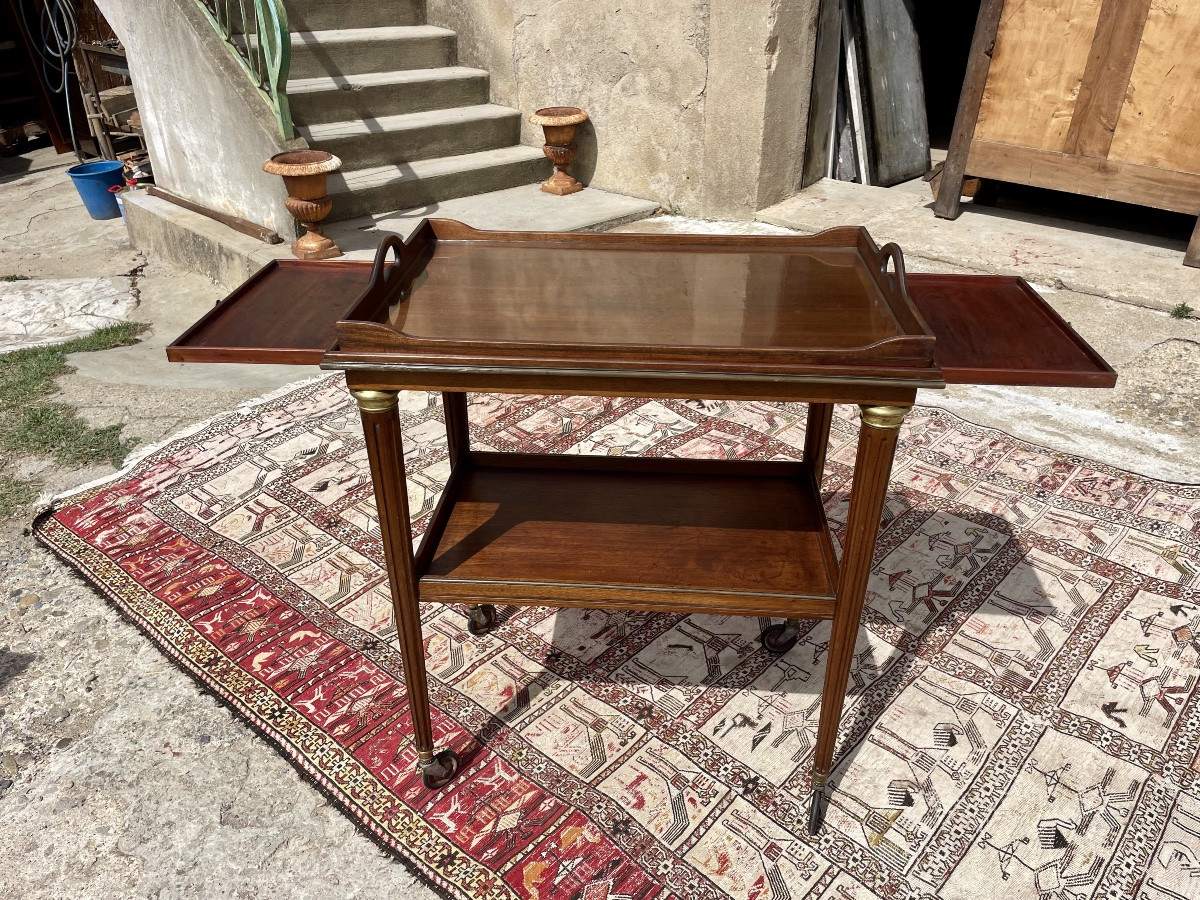 Servant, Louis XVI, In Mahogany, 19th Century -photo-2