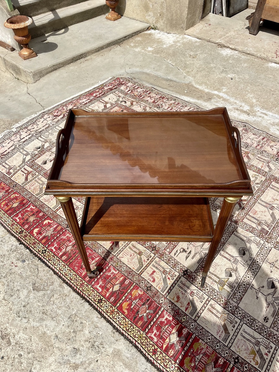 Servant, Louis XVI, In Mahogany, 19th Century -photo-8