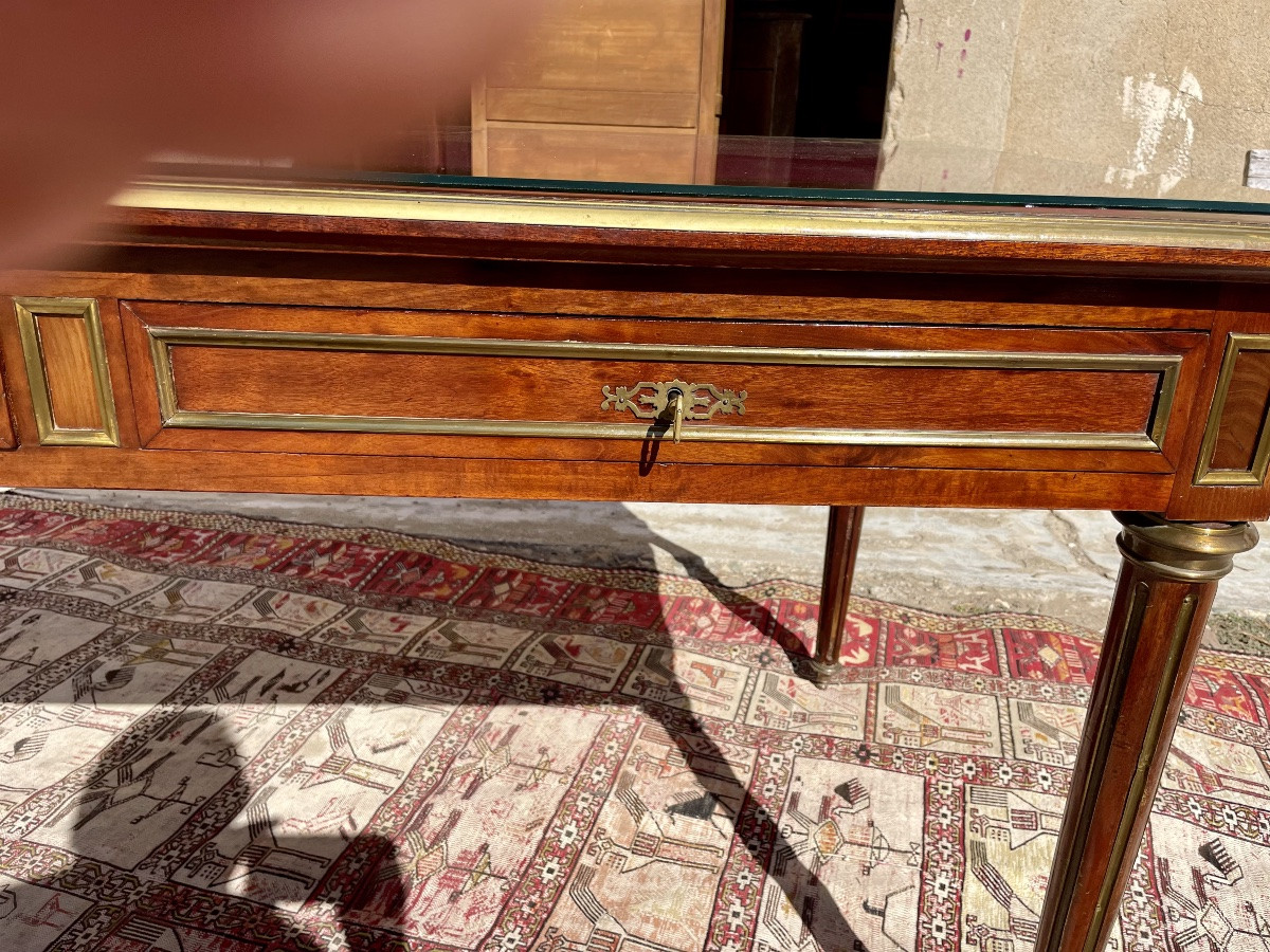 Louis XVI Mahogany Desk, 19th Century -photo-4