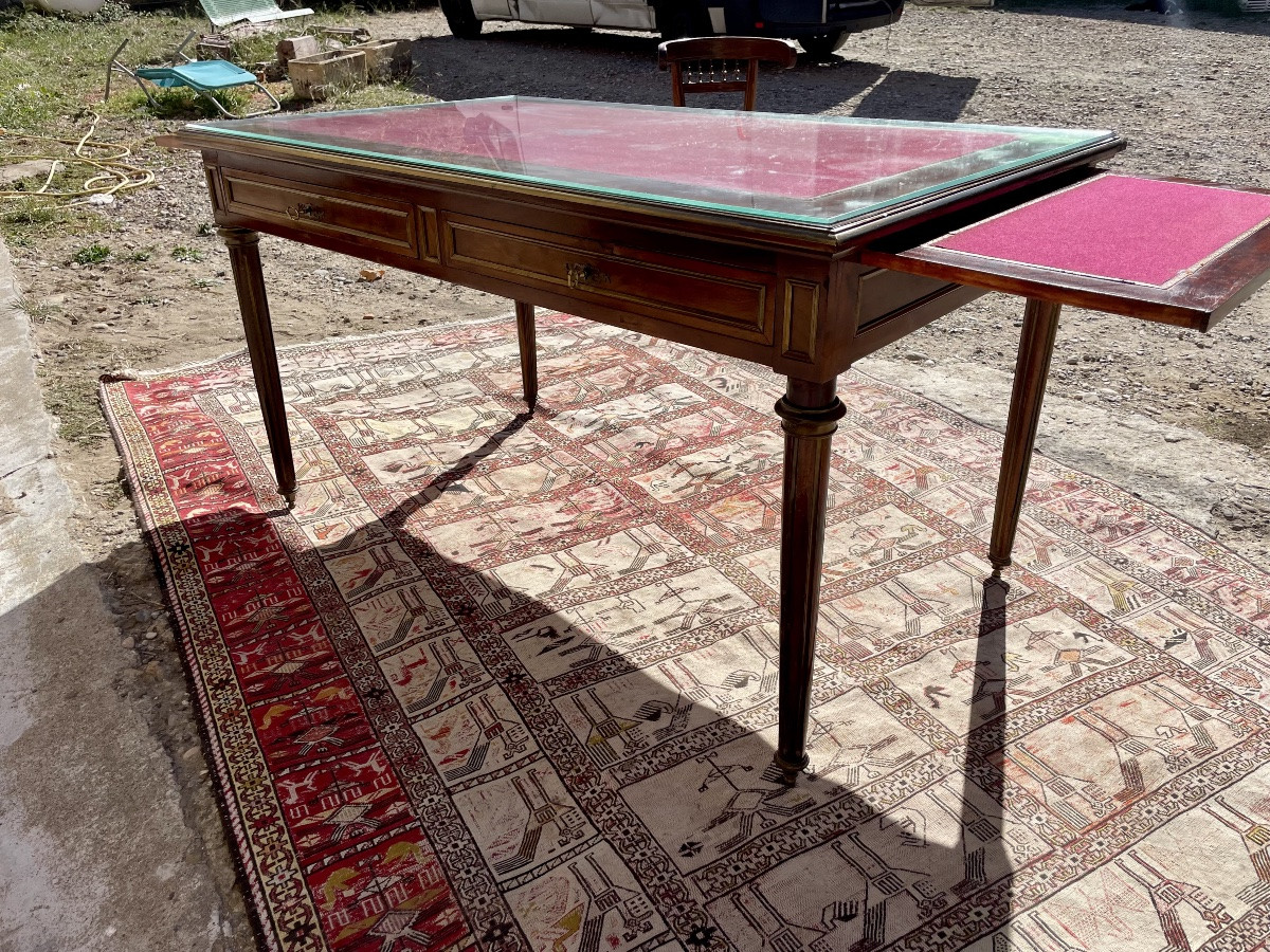 Louis XVI Mahogany Desk, 19th Century -photo-5