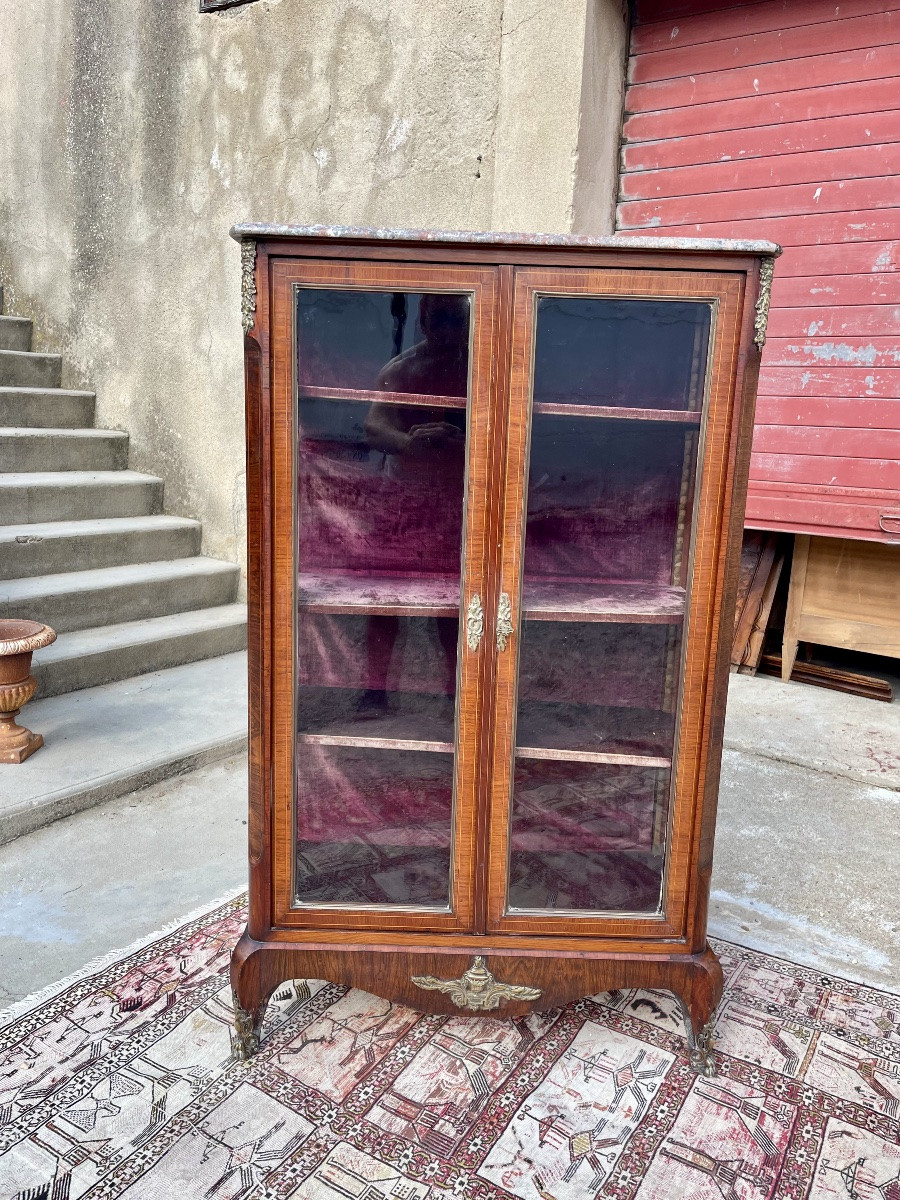 Showcase, Silversmith, Louis XV, Napoleon III, 19th Century -photo-2