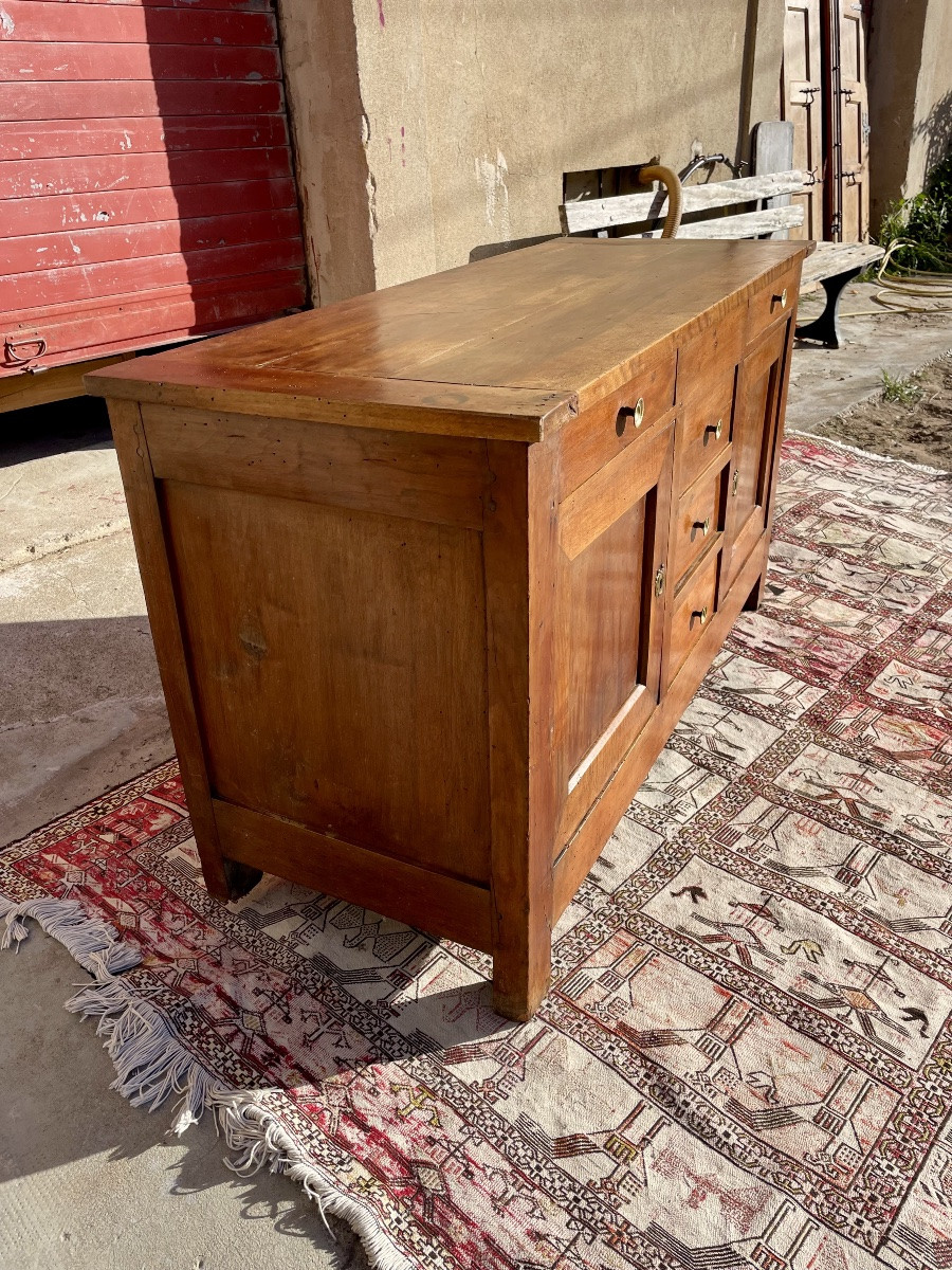 Buffet enfilade directoire en noyer, d époque XVIIIEM siècle -photo-5