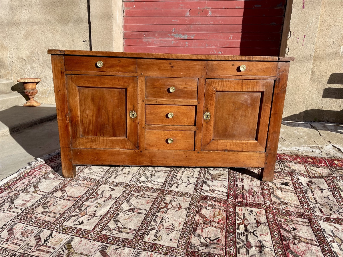 Buffet enfilade directoire en noyer, d époque XVIIIEM siècle 