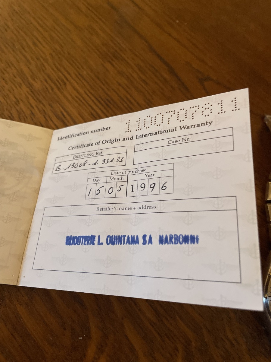 Breitling Chronomat Automatic Watch 1996.-photo-1