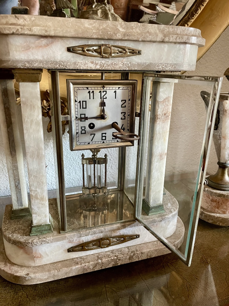 Clock, Bronze, Art Deco, 1925.-photo-2