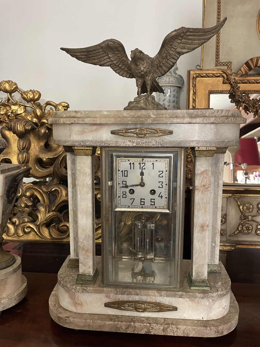 Clock, Bronze, Art Deco, 1925.-photo-1