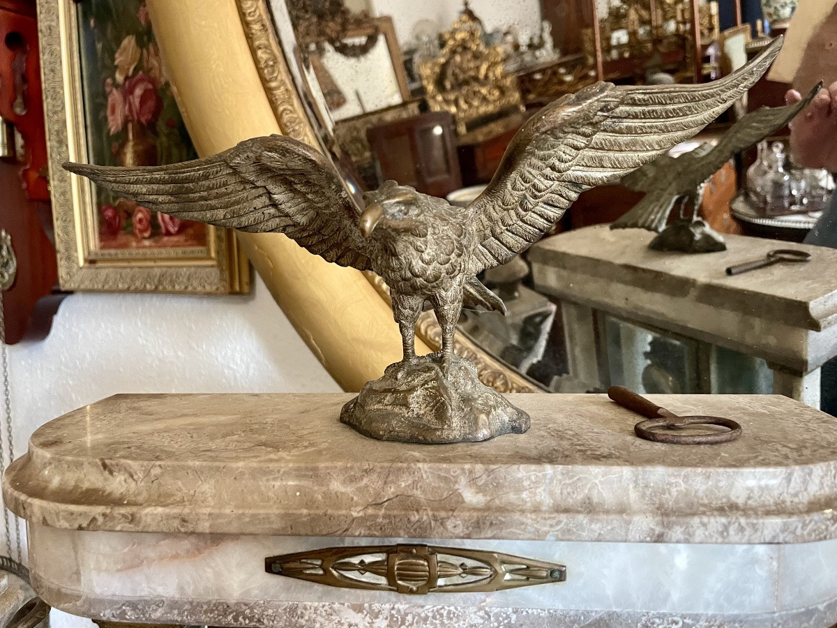 Clock, Bronze, Art Deco, 1925.-photo-3