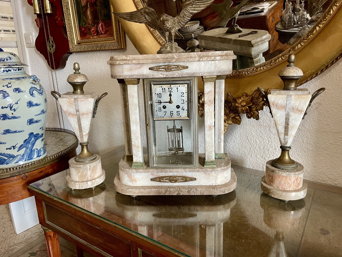 Clock, Bronze, Art Deco, 1925.