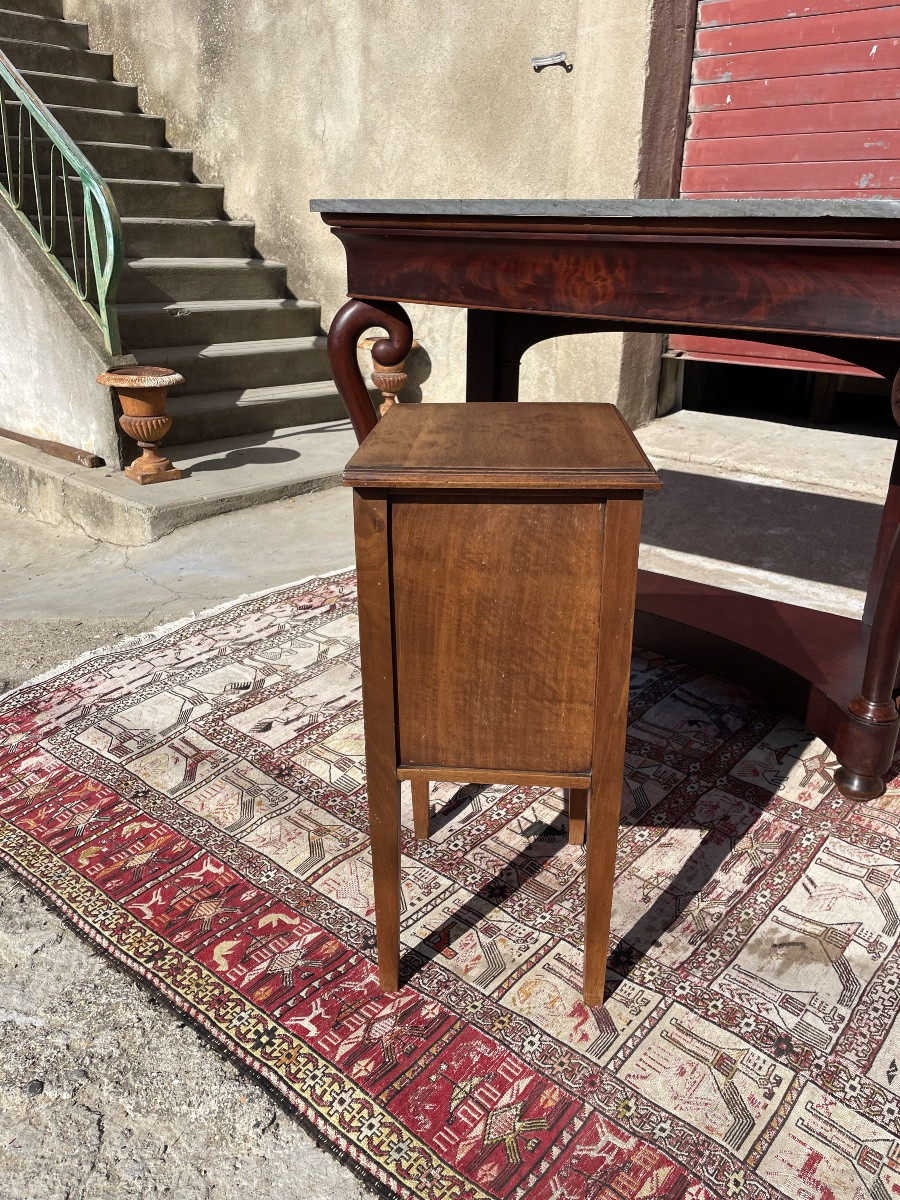 Chevet directoire en noyer d époque XVIIIEM siècle -photo-7