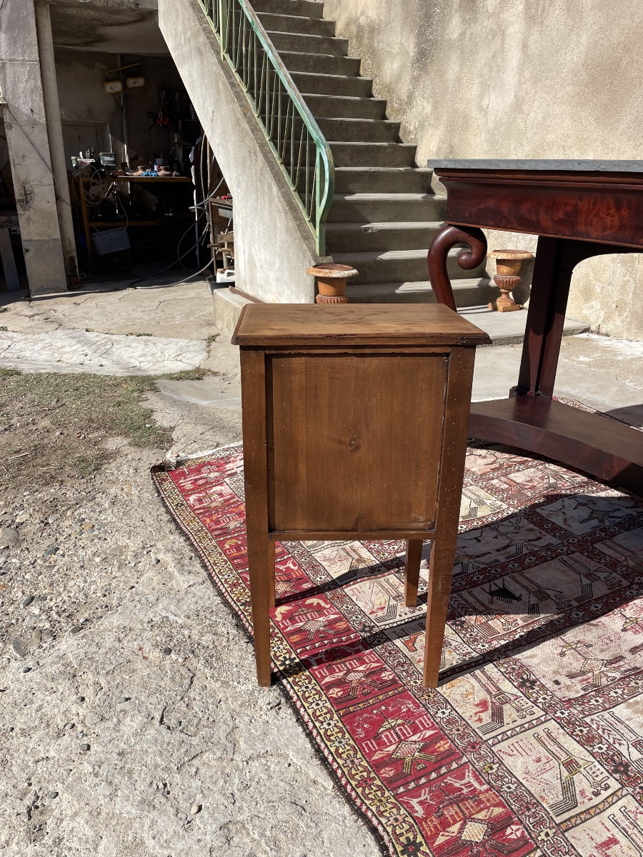 Chevet directoire en noyer d époque XVIIIEM siècle -photo-8