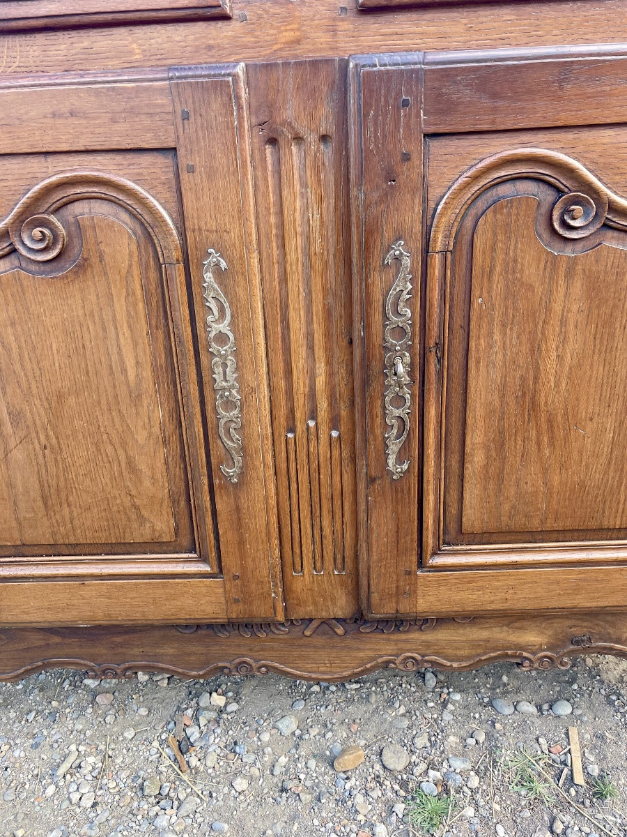 Louis XV Style Buffet In Oak, Dating From The 18th Century-photo-5