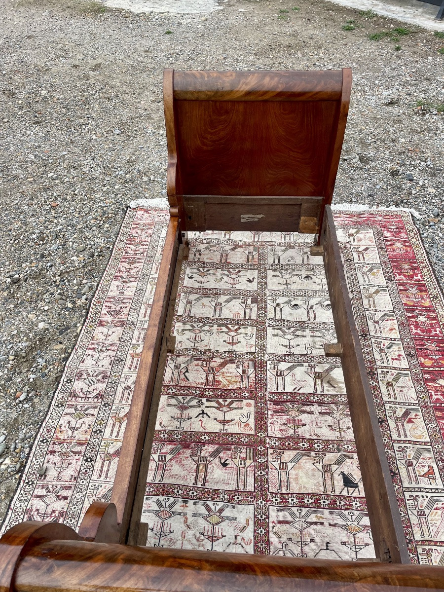 Mahogany Daybed, 20th-century Restoration -photo-3