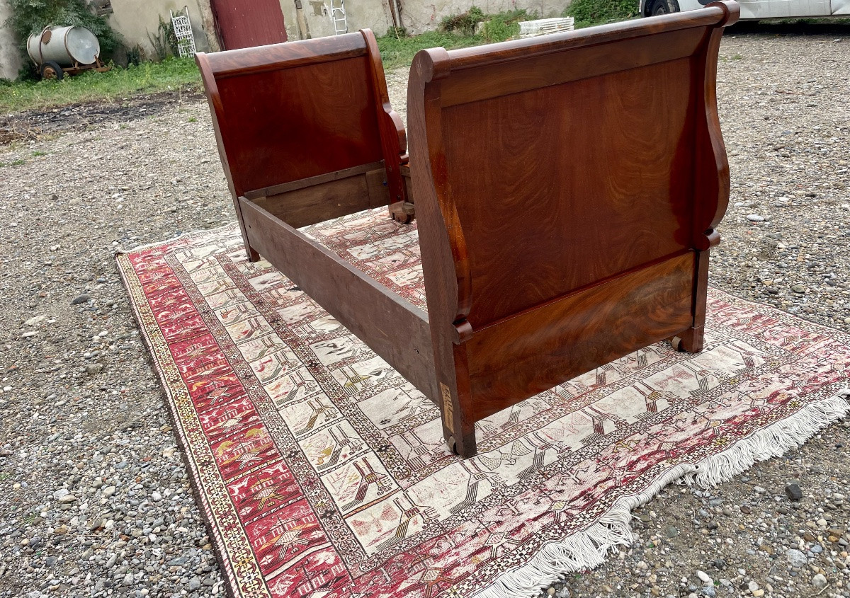 Mahogany Daybed, 20th-century Restoration -photo-5